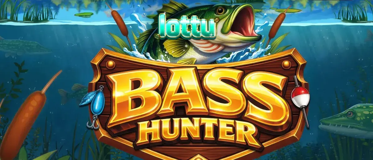 Interface do slot Bass Hunter em um dispositivo móvel